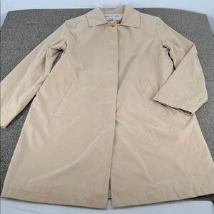 Forecaster Sport Jacket Wm 10 Light Tan Trench Coat Short Classic Vintage